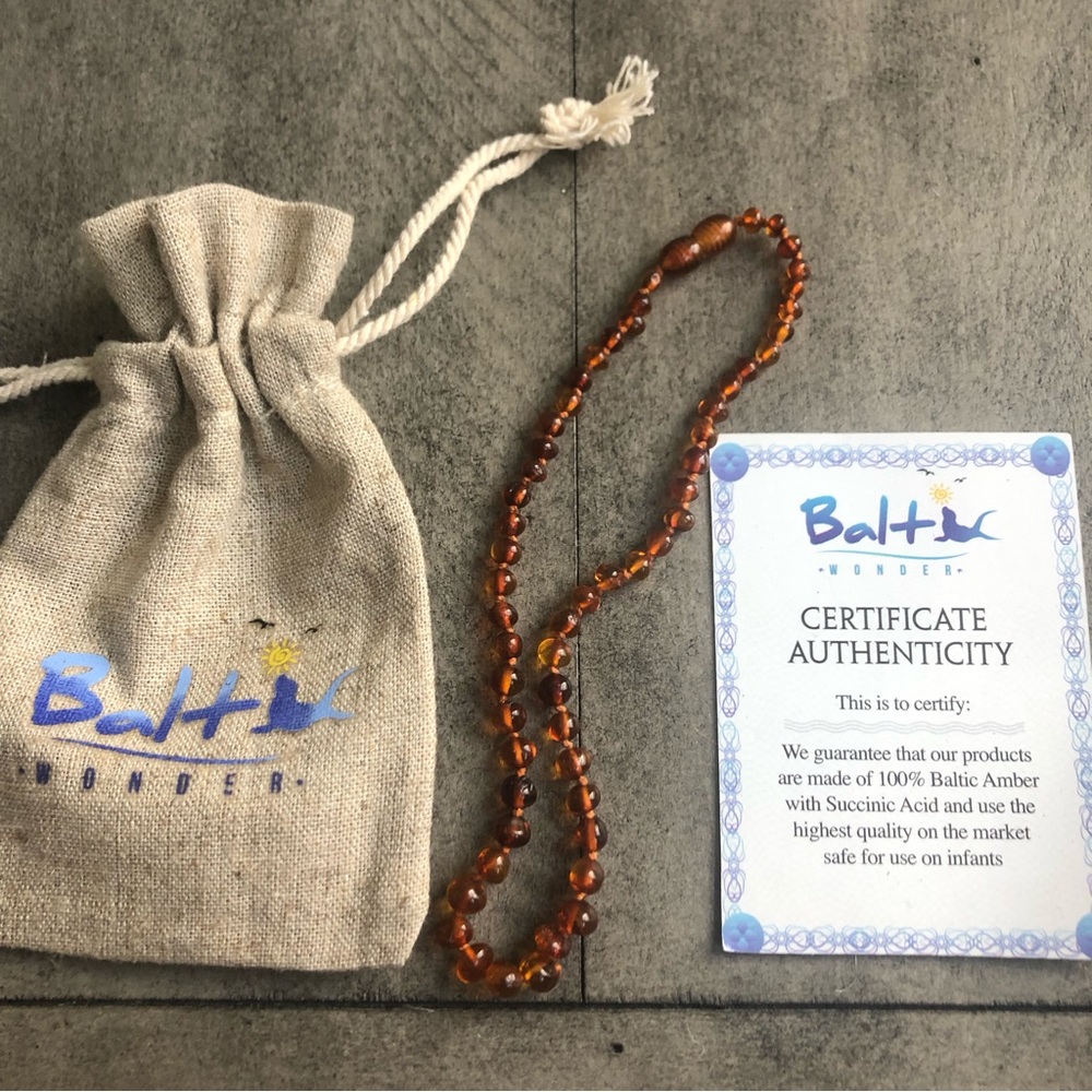 Baltic Amber teething necklace